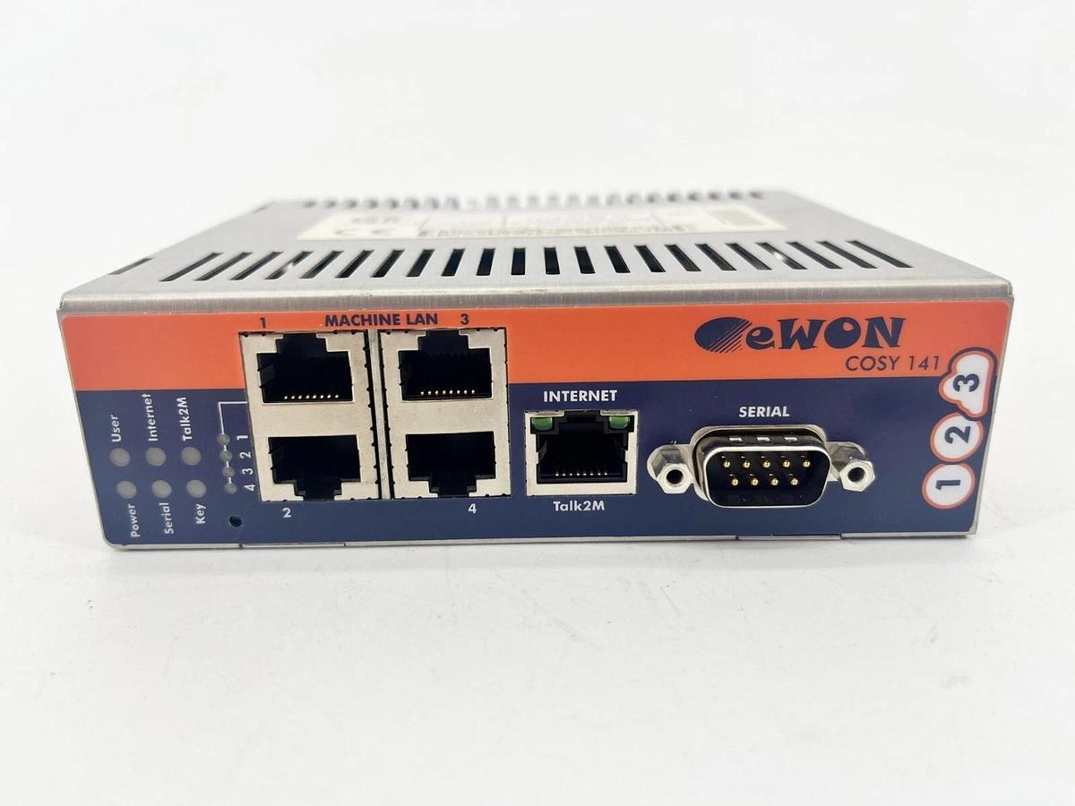 Used eWON Cosy 141 EC51410-00-#00 Ethernet Network Router - Damaged on back