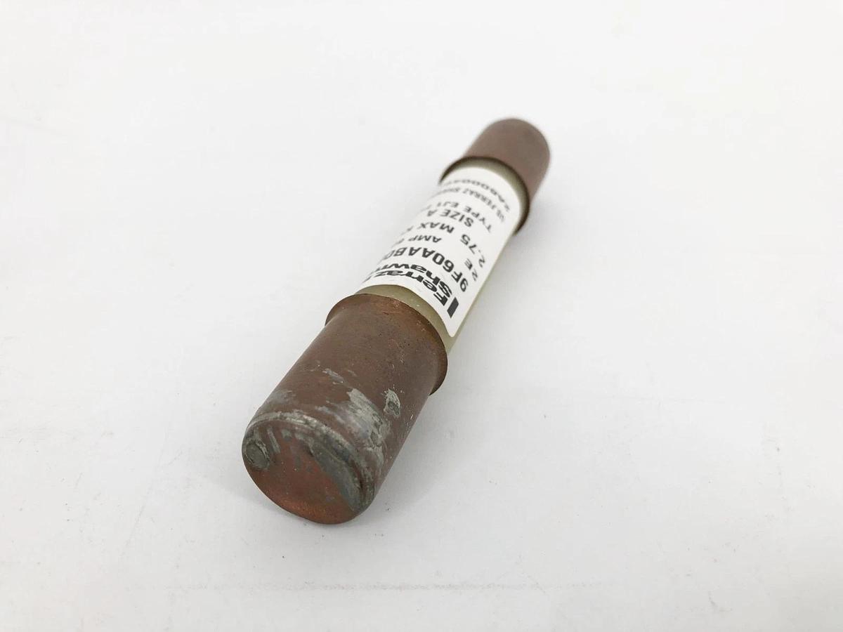 Lot of 2 New Ferraz Shawmut 9F60AAB002 Fuse 2E Amp 2.75KV Size A Type EJ1 No Box