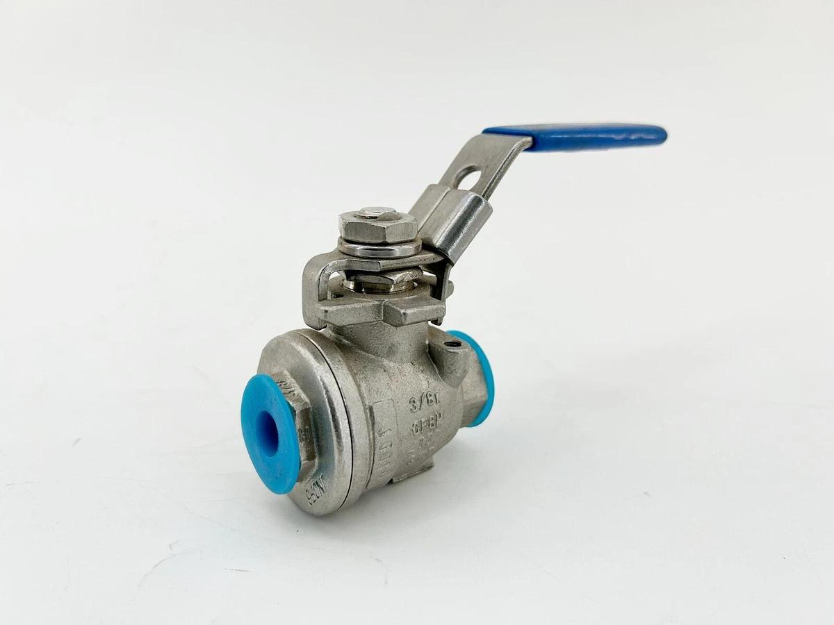 New FNW FNW220AC Ball Valve 3/8" CF8M 2000CWP Stainless - No Box
