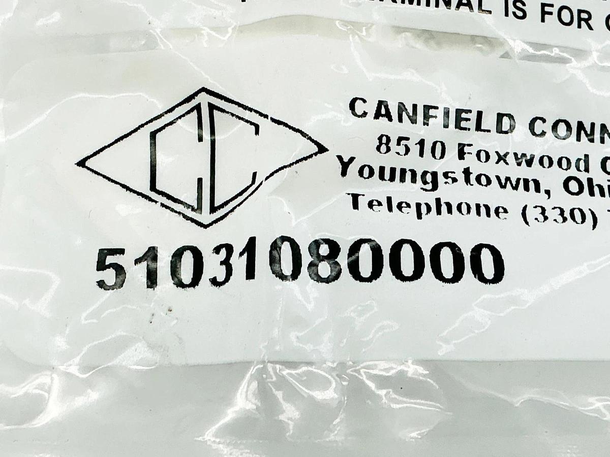 New Lot of 2 Canfield 51031080000 Solenoid Connector 6-48V 50/60Hz
