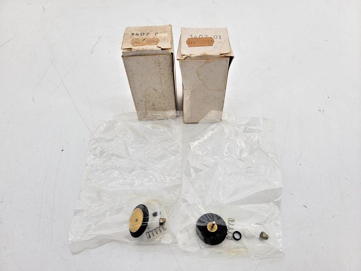 Lot of 2 New Norgren 3407-01 Valve Repair Kits