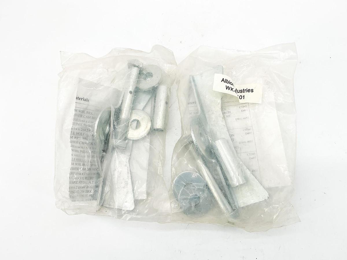 New Lot of 2 Albion WK405101 Caster Brake Kit