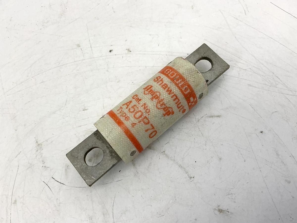 Lot of 3 New Gould Shawmut A50P70 Amp-Trap Fuse 70A 500V Type 4