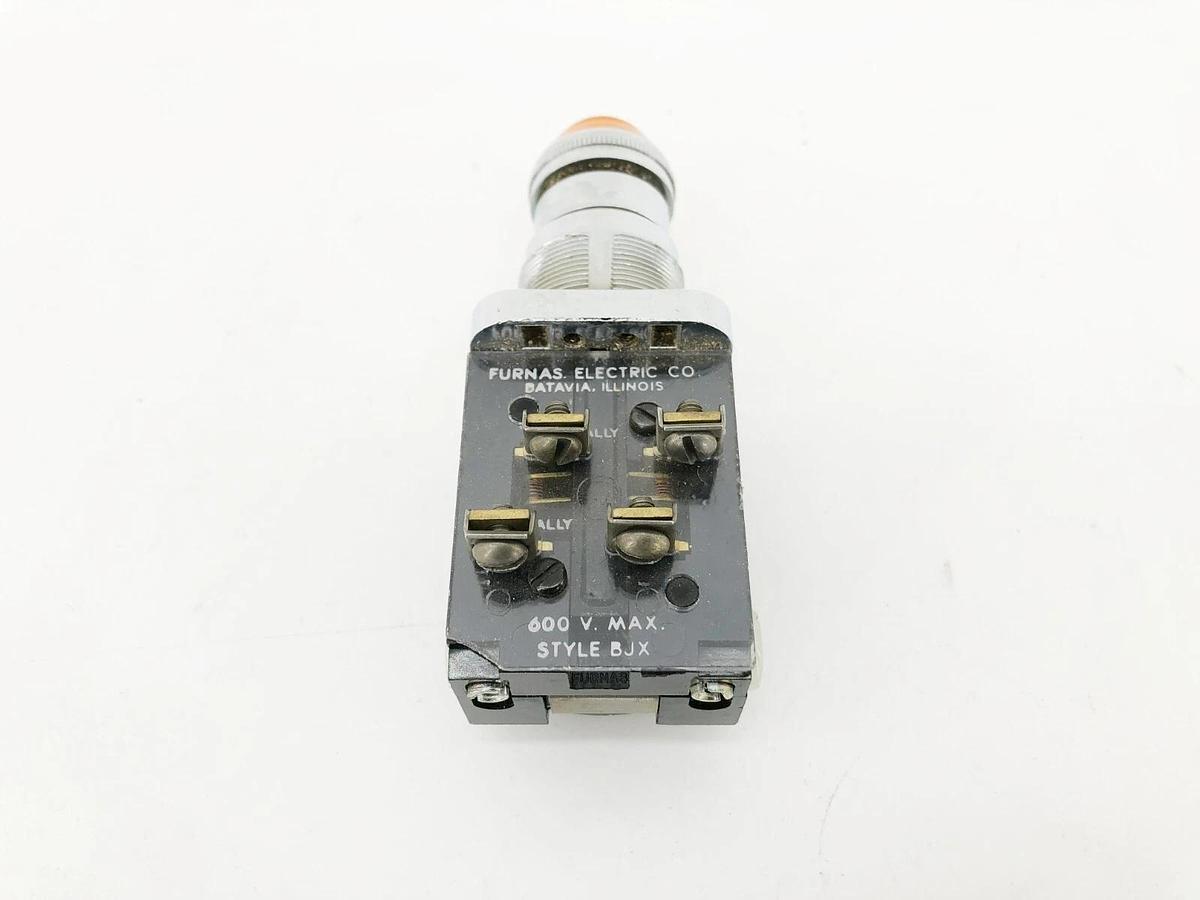 New Furnas 51JAPPLDM21 Illuminated Pushbutton 240VAC Amber
