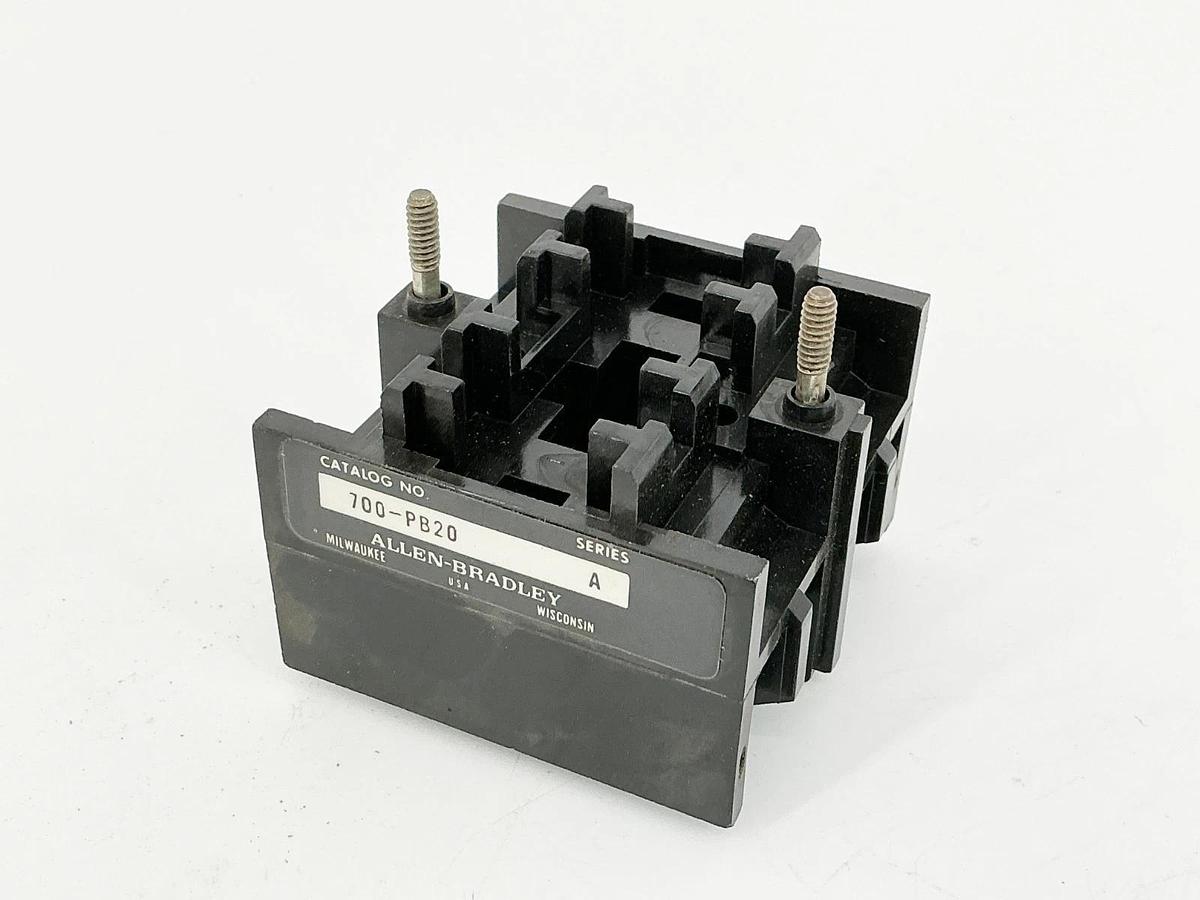 Used Lot of 2 Allen Bradley 700-PB20 Relay Adder Ser.A