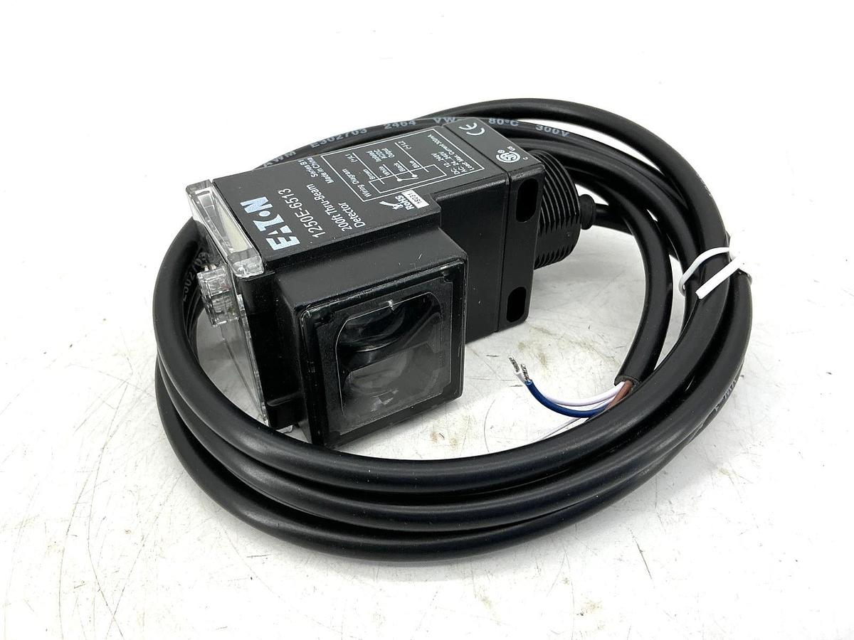 New Eaton 1250E-6513 Ser B1 200ft Thru-Beam Detector 24-240VAC 12-240VDC