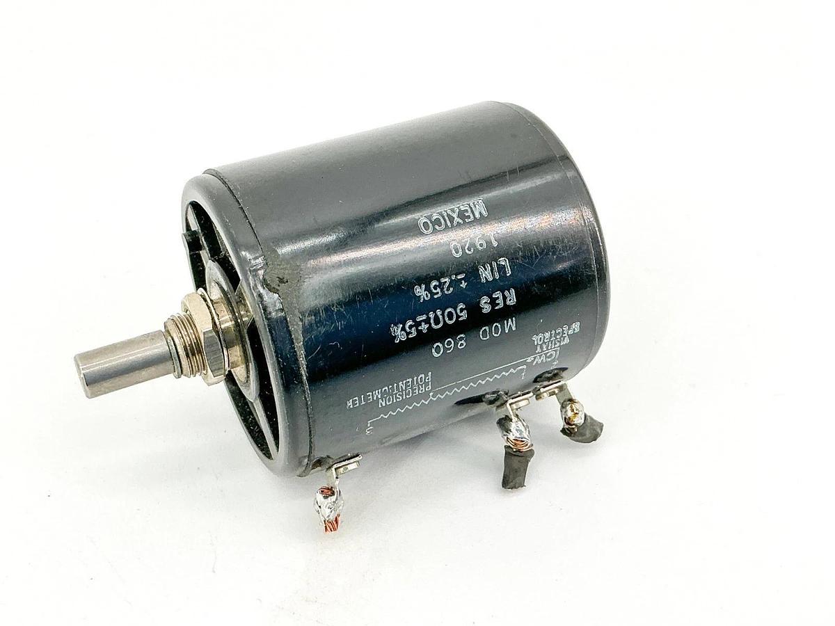 Used Vishy Model 860 Precision Potentiometer 50OHMS MOD 860