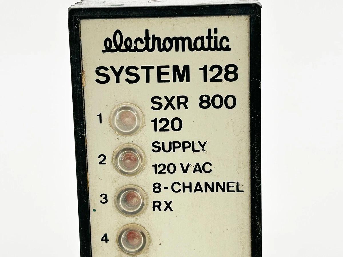 Used Electromatic SXR-800-120 Transmitter System 128 8-Channel 11-Pin 120VAC