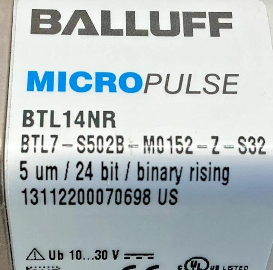 New Balluff BTL7-S502B-M0152-Z-S32 Linear Transducer BTL14NR 8-Pin 10-30V No Box