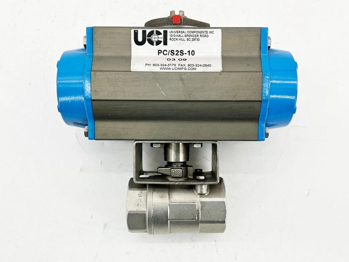 New Universal Components Inc. PC/S2S-10 Stainless Steel Actuated Valve