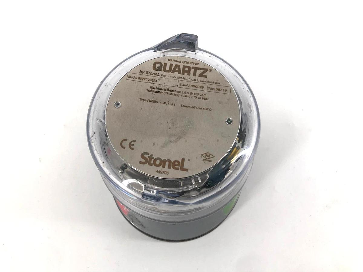 Used Stonel QG2WC02SRA Limit Switch 1A 125VAC 4-20mA 10-240VDC