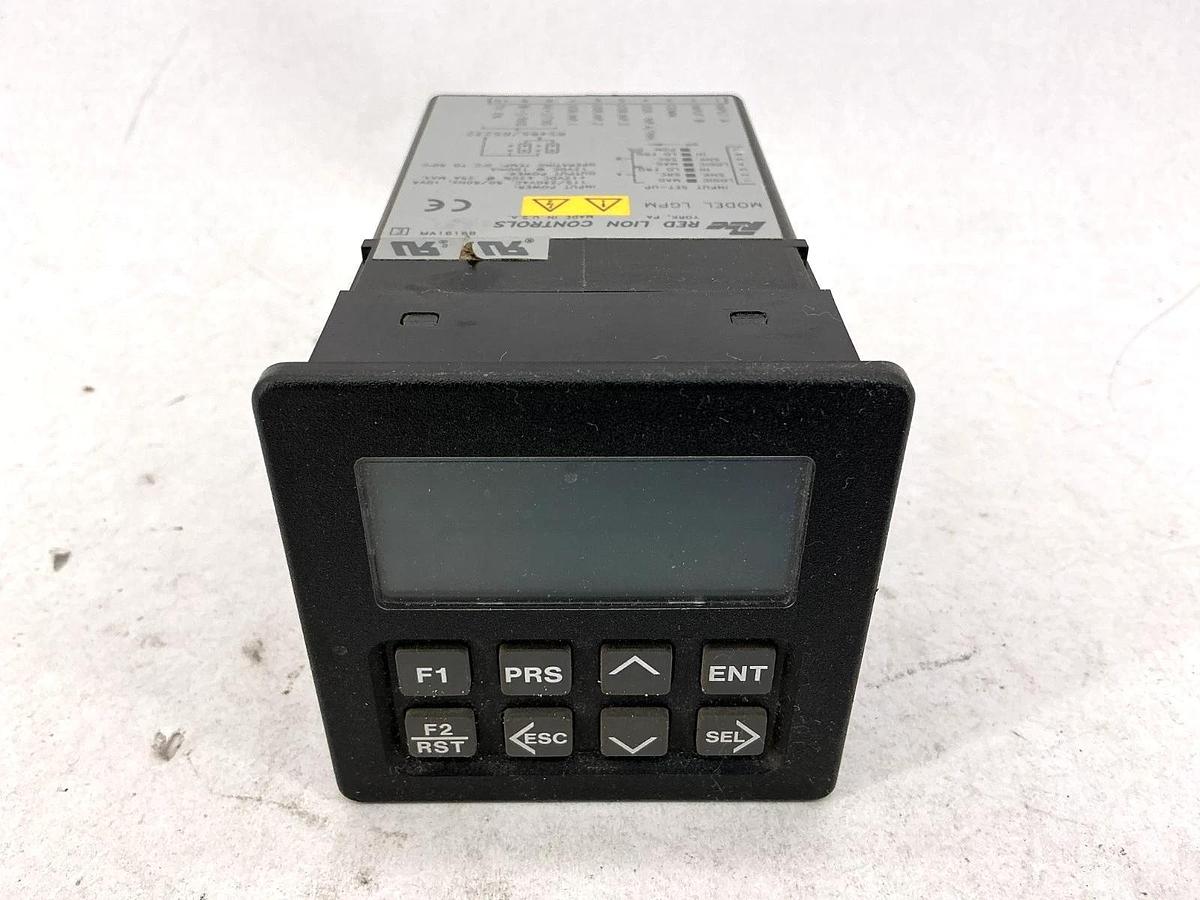 Used Red Lion Controls LGPM0101 LCD Counter Red Blacklight 115/230VAC 50/60 HZ LGPM