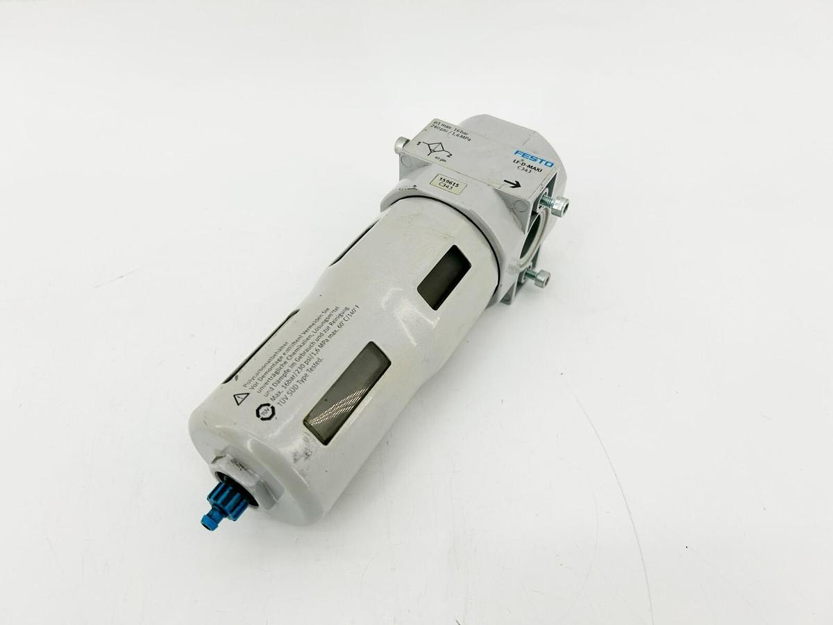 Used Festo LF-D-MAXI Pneumatic Filter, 240psi, 159615
