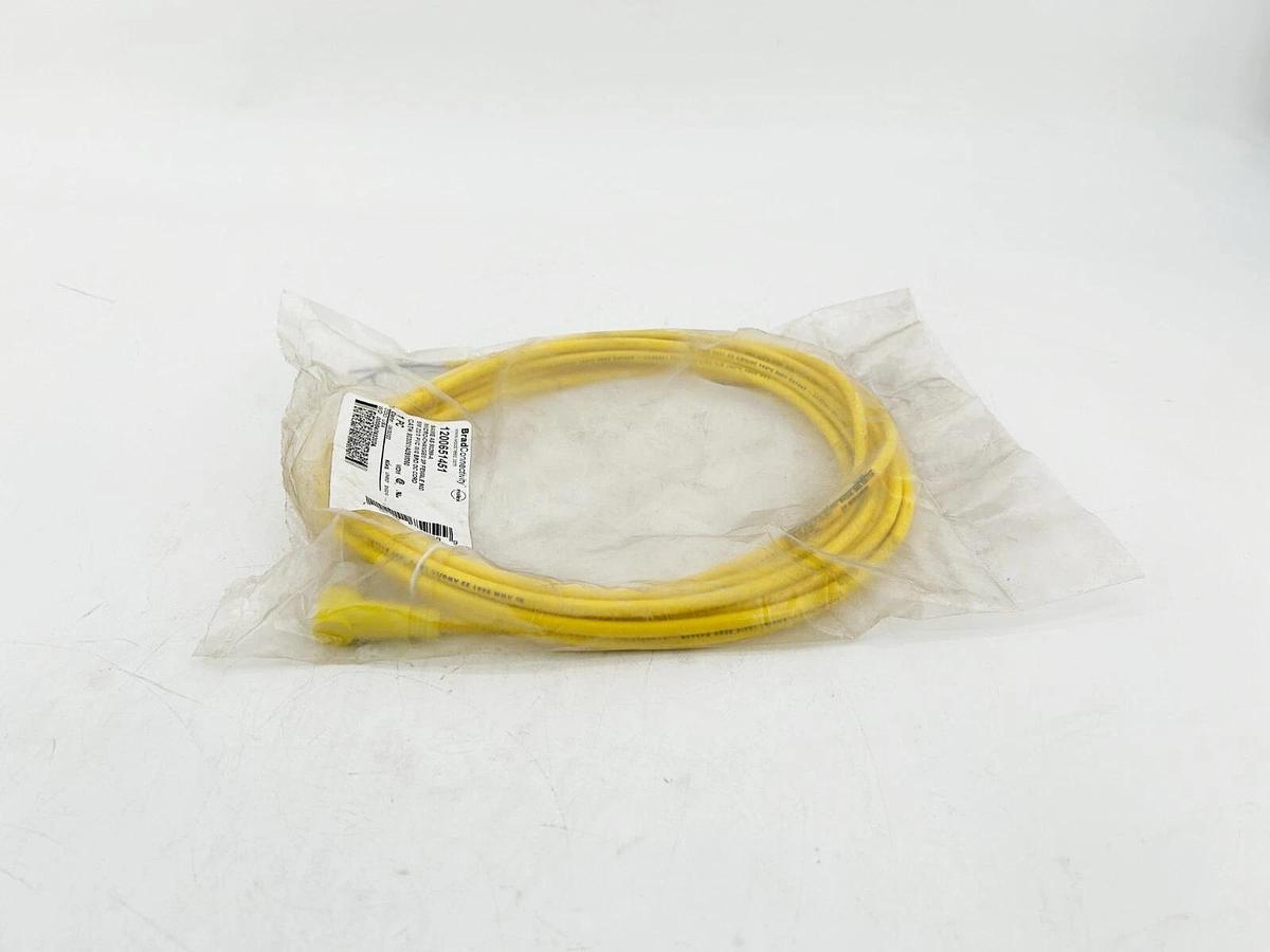 New Brad Connectivity 803001A09M050 Micro-Change 3P Female 90D m5 22/3 PVC W/O D
