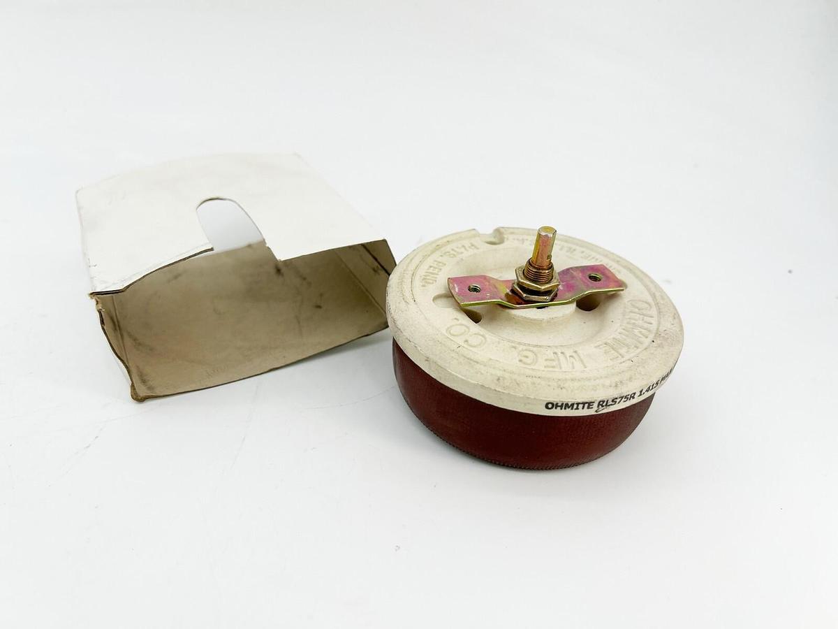 New Ohmite RLS75R Rheostat Potentiometer 1.415A 75OMHS