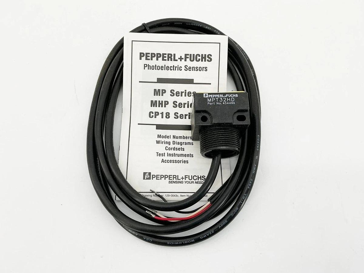 New Pepperl + Fuchs MPT32HD Photoelectric Base Module 10-30VDC 250mA 454486