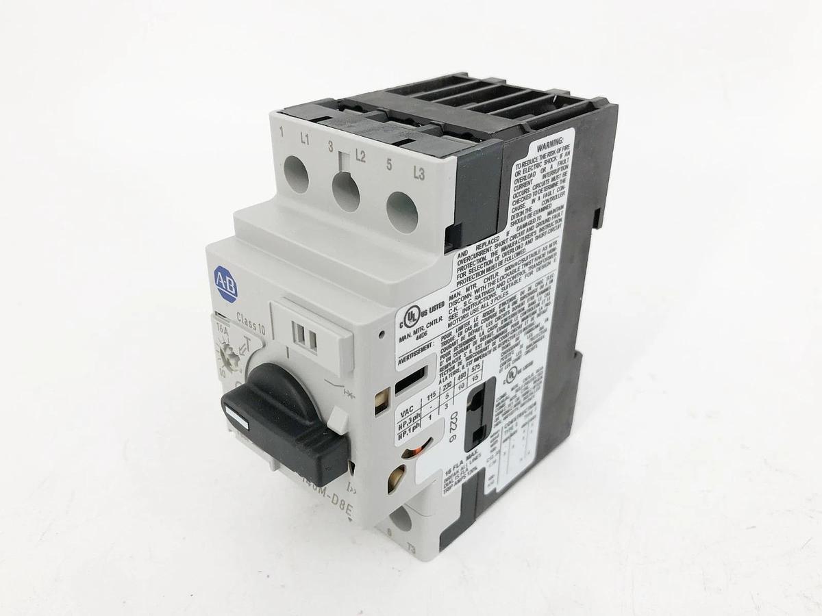 New Allen Bradley 140M-D8E-C16 Ser. C Motor Protector Circuit Breaker 10-16A