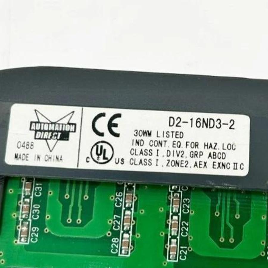 Used Automation Direct D2-16ND3-2 Input Module 24VDC