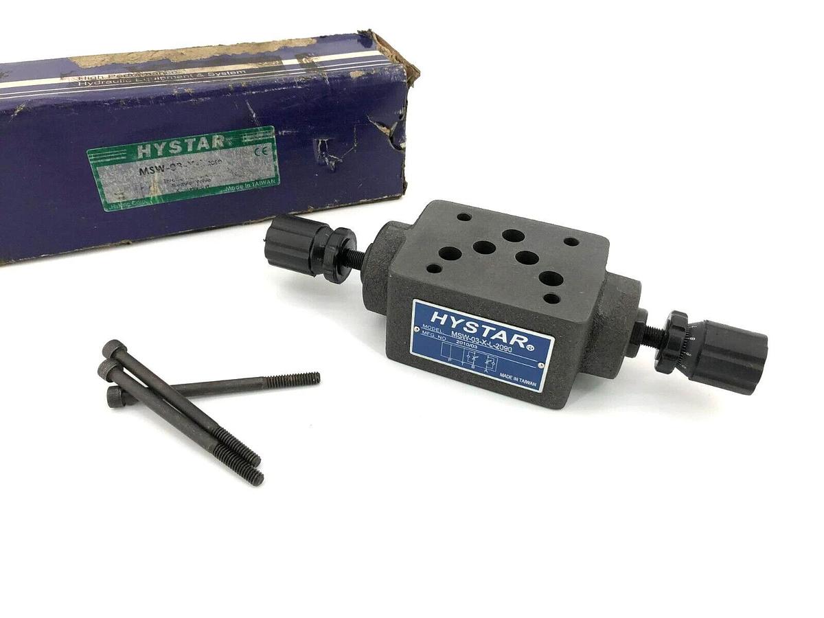 New Hystar MSW-03-X-L-2090 Throttle Modular Valve