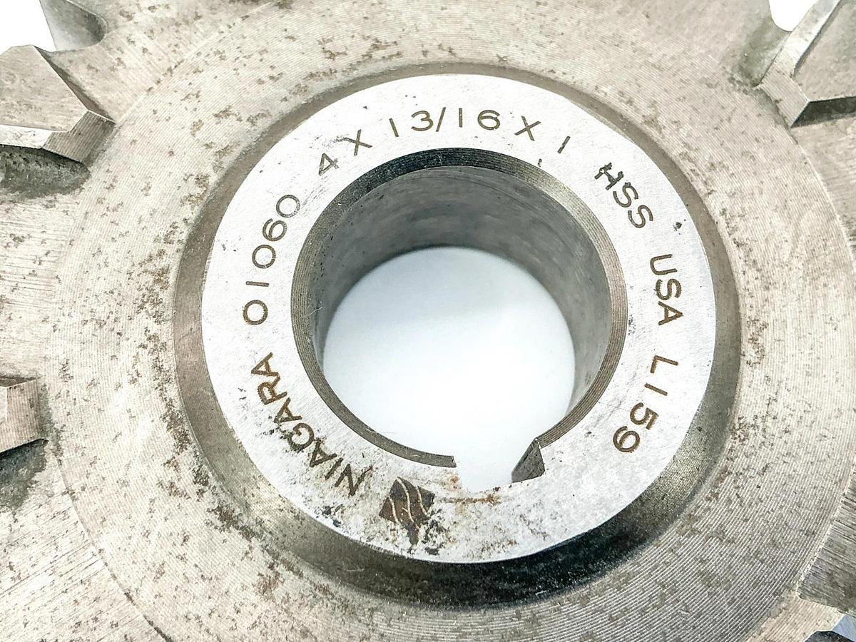 New Niagara Cutter 4X13/16X1 Staggered Tooth Side Mill Cutter 18T 01060 - No Box