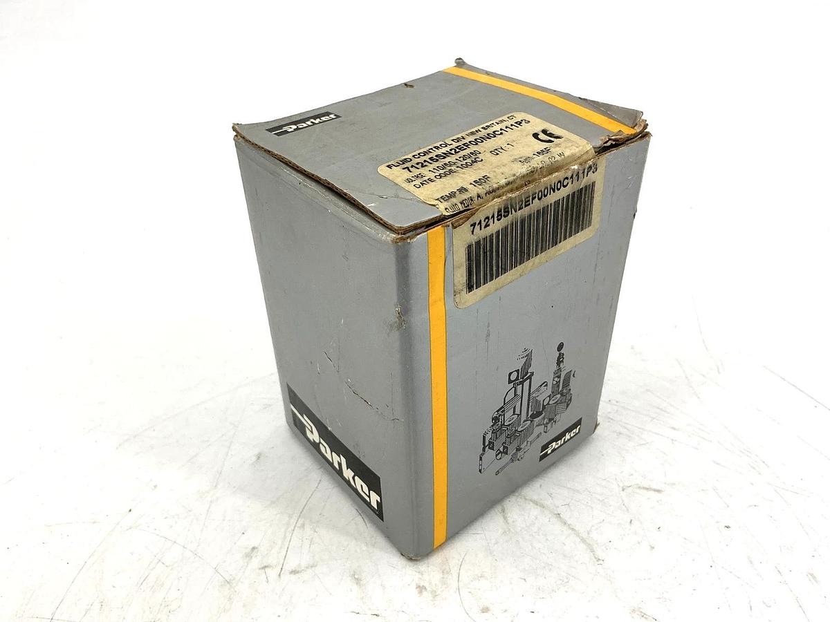 New Parker 71215SN2EF00N0C111P3 Solenoid Valve 2-Way 110/120V 50/60HZ