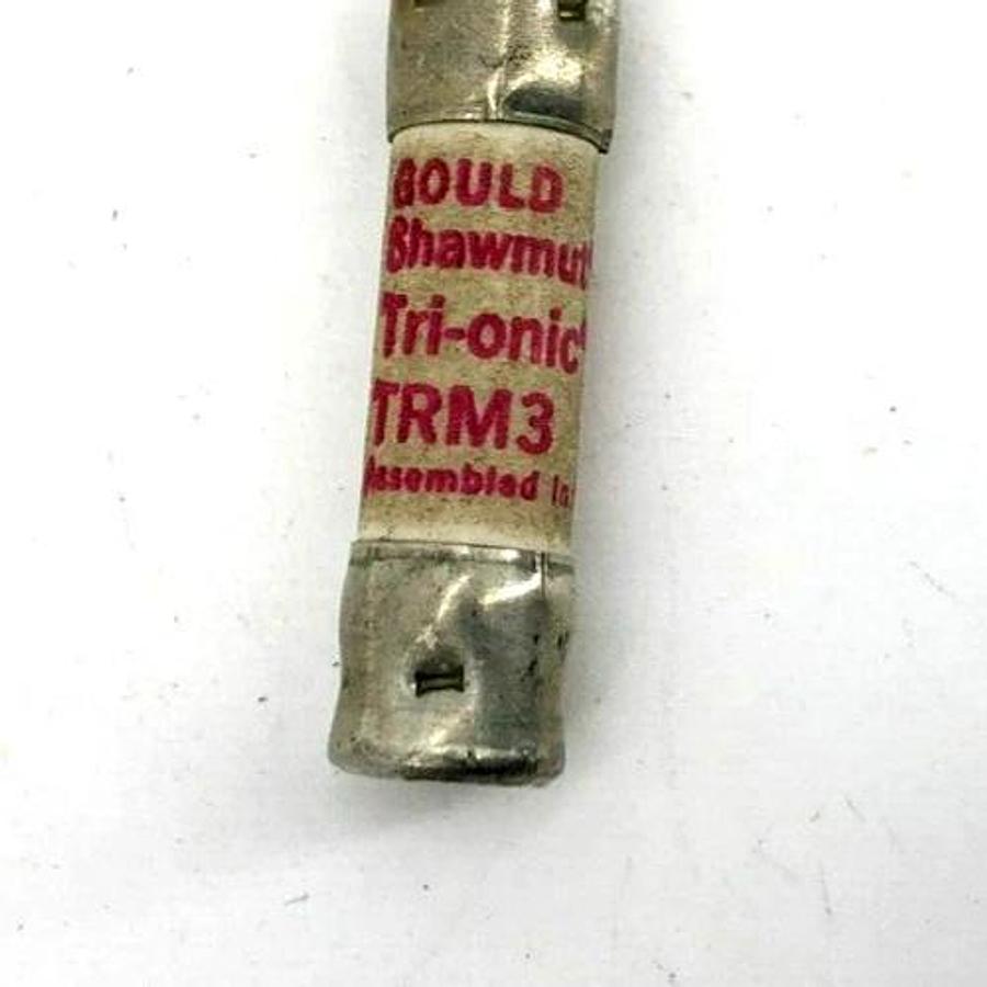 Lot of 5 New Gould Shawmut TRM3 Time Delay Fuses 3A 250V