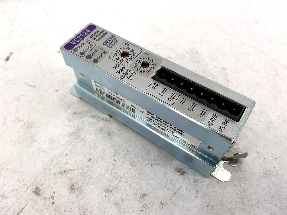 Delta Computer Systems VC2124 Voltage to Current Converter 200mA 24VDC - No Box