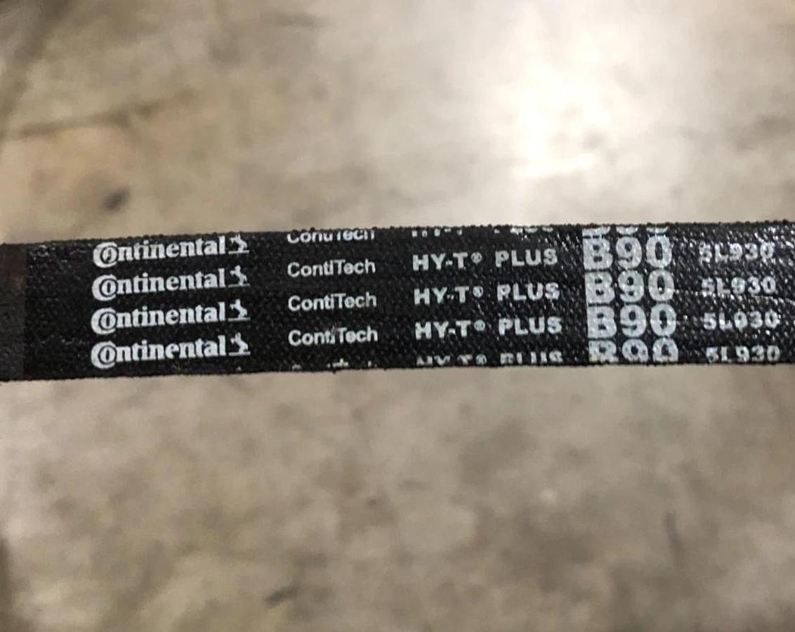 Lot of 2 New Continental B90 HY-T Plus V-Belts - No Box