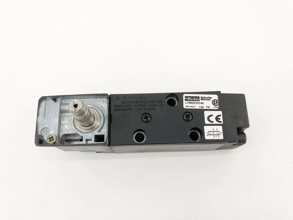 Used Parker L7452210149 Pneumatic Valve 150psi - No Coil