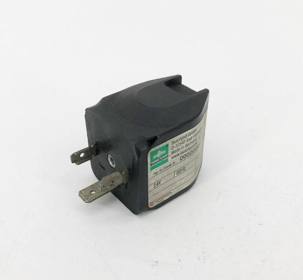 Used Norgren Buschjost 0000000.9100 Valve Coil 24V 8W