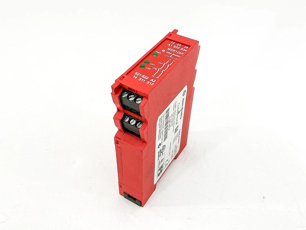 New Allen Bradley 440R-N23123 Guardmaster Safety Relay 24V 4W 6A MSR126R No Box