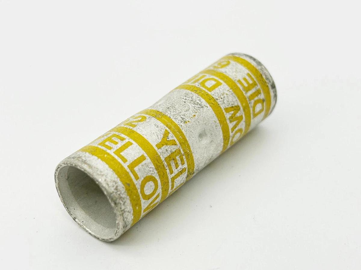 New Lot of 8 Thomas Betts Die 62 Compression Lug 250CU Yellow