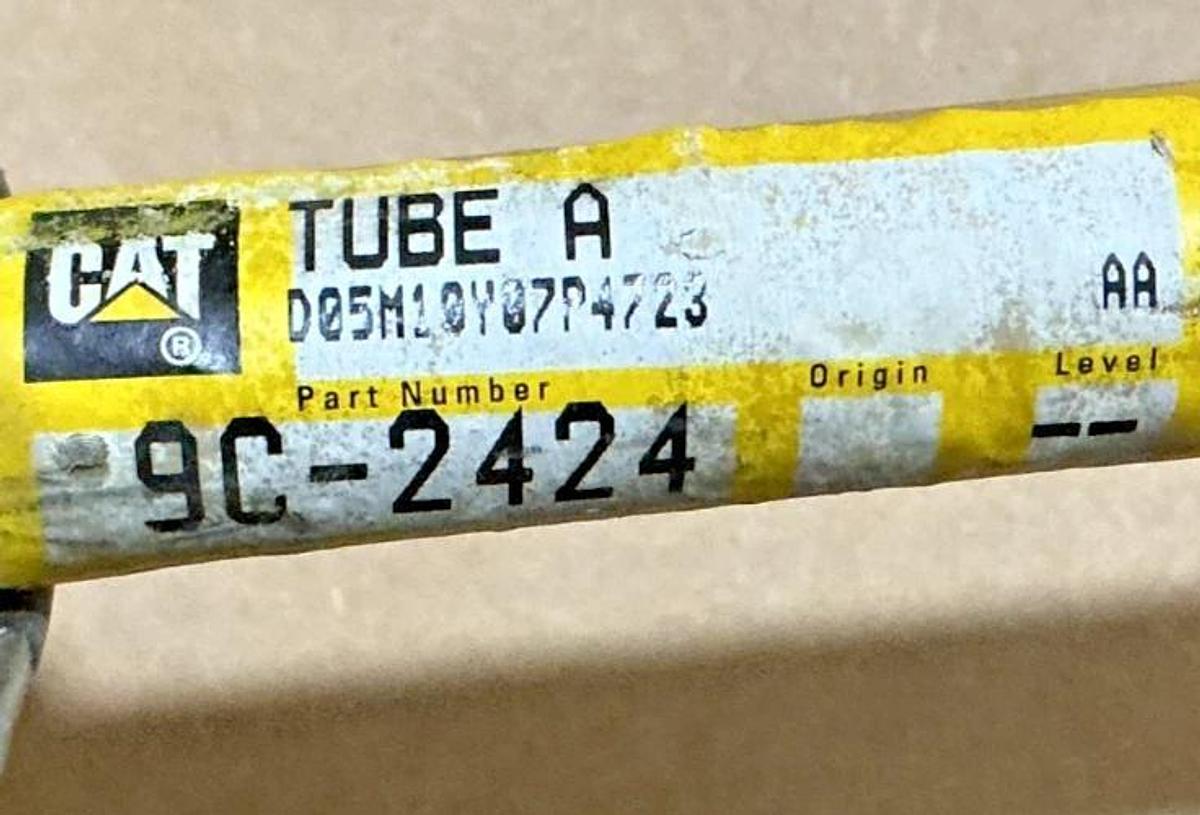 New CAT 9C-2424 Tube A Hydraulic Lift Cylinder Tube 15.75mm ID 0.75"OD - No Box