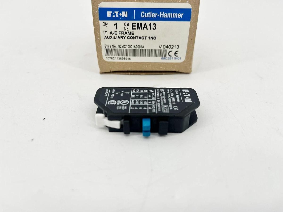 New Eaton Cutler-Hammer EMA13 Auxiliary Contact A-E Frame 1NO