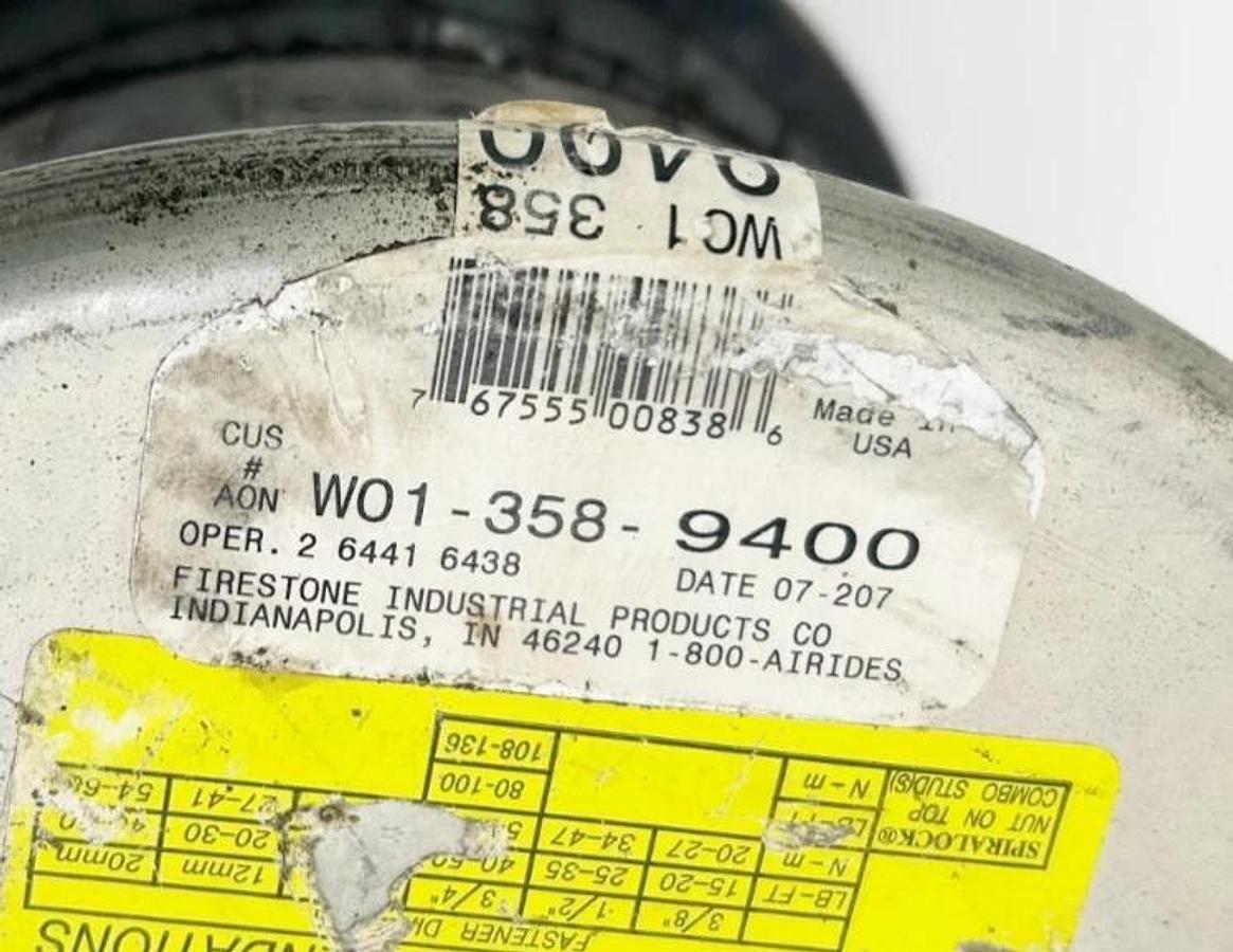 New Firestone W01-358-9400 Airide Air Spring - No Box