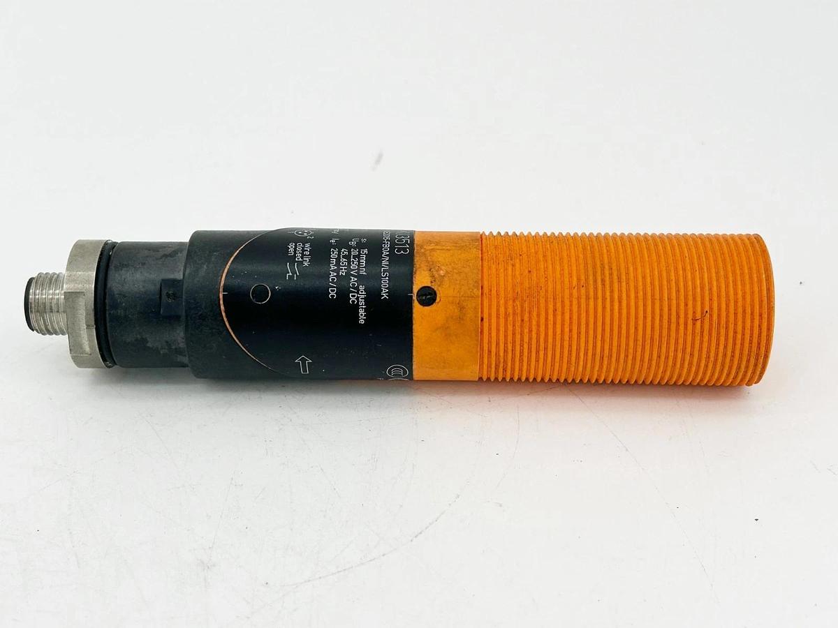 Used IFM KI3513 KIE2015-FBOA/NI/LS100AK Capacitive Sensor 250V 65Hz