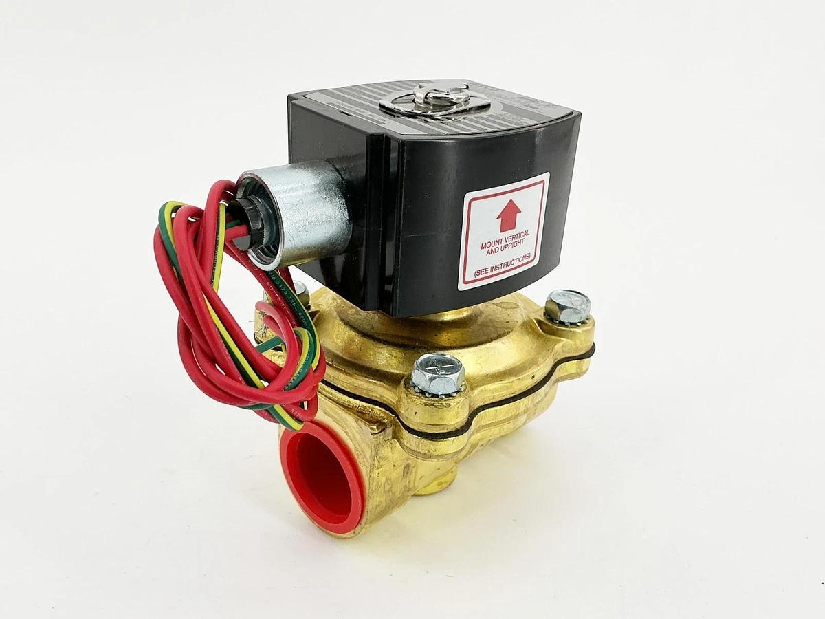New Asco EF8210G054 24VDC Solenoid Valve 135PSI 1" Pipe 30.8W