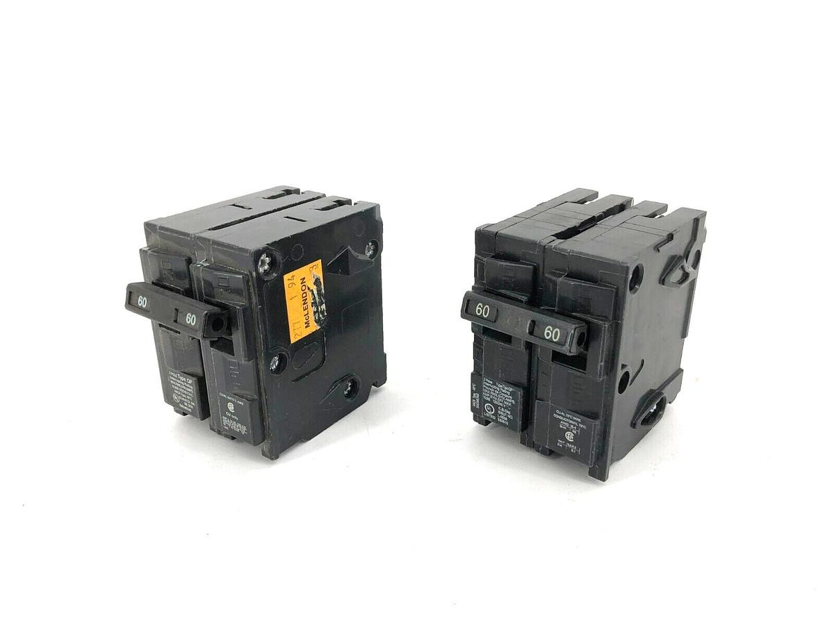 Lot of 2 New Siemens Q260 Circuit Breakers 60A 2P 120/240V