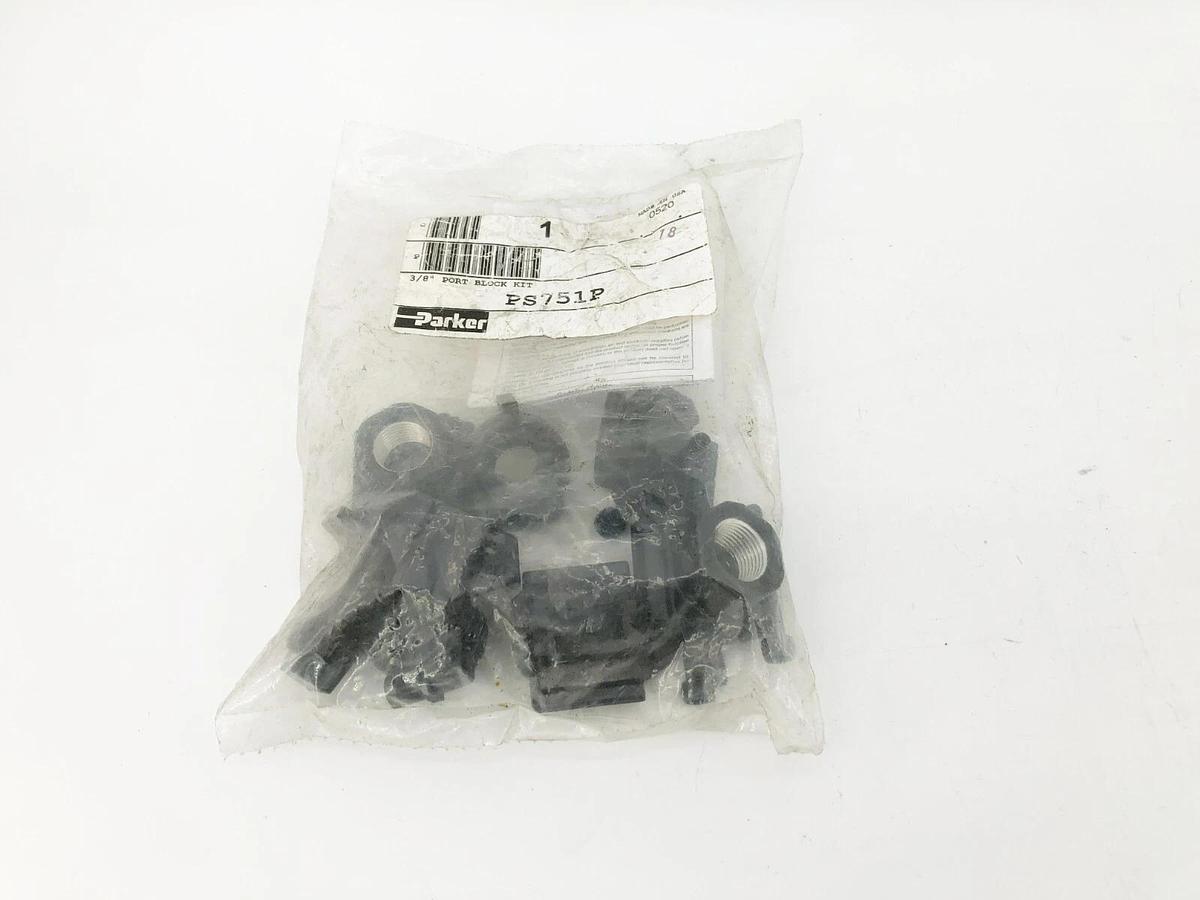 New Parker PS751P 3/8" Port Block Kit