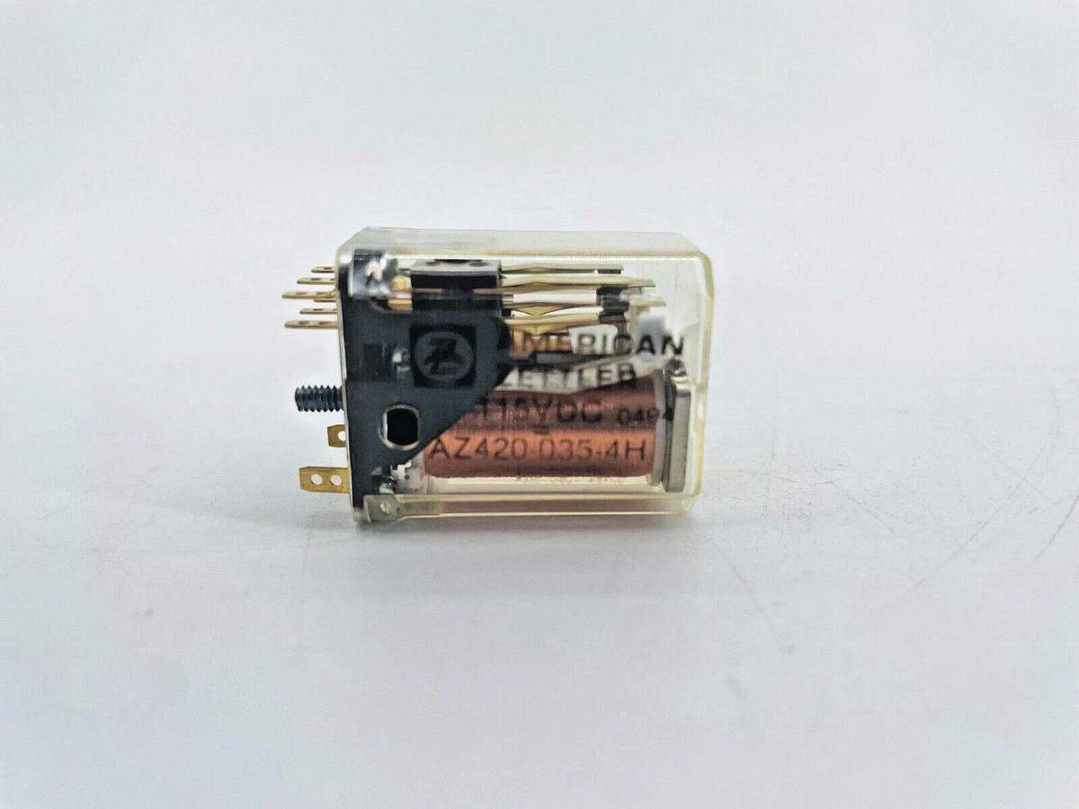 New American Zettler AZ420-035-4H Relay 115VDC 8 Blade