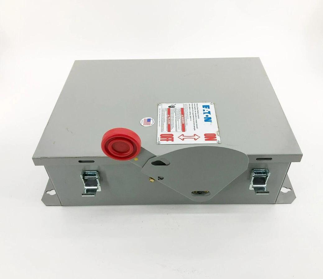 New Eaton DH461UDK Non-Fusible Safety Switch 600VAC 250VDC 30A 4P NEMA 12/3R