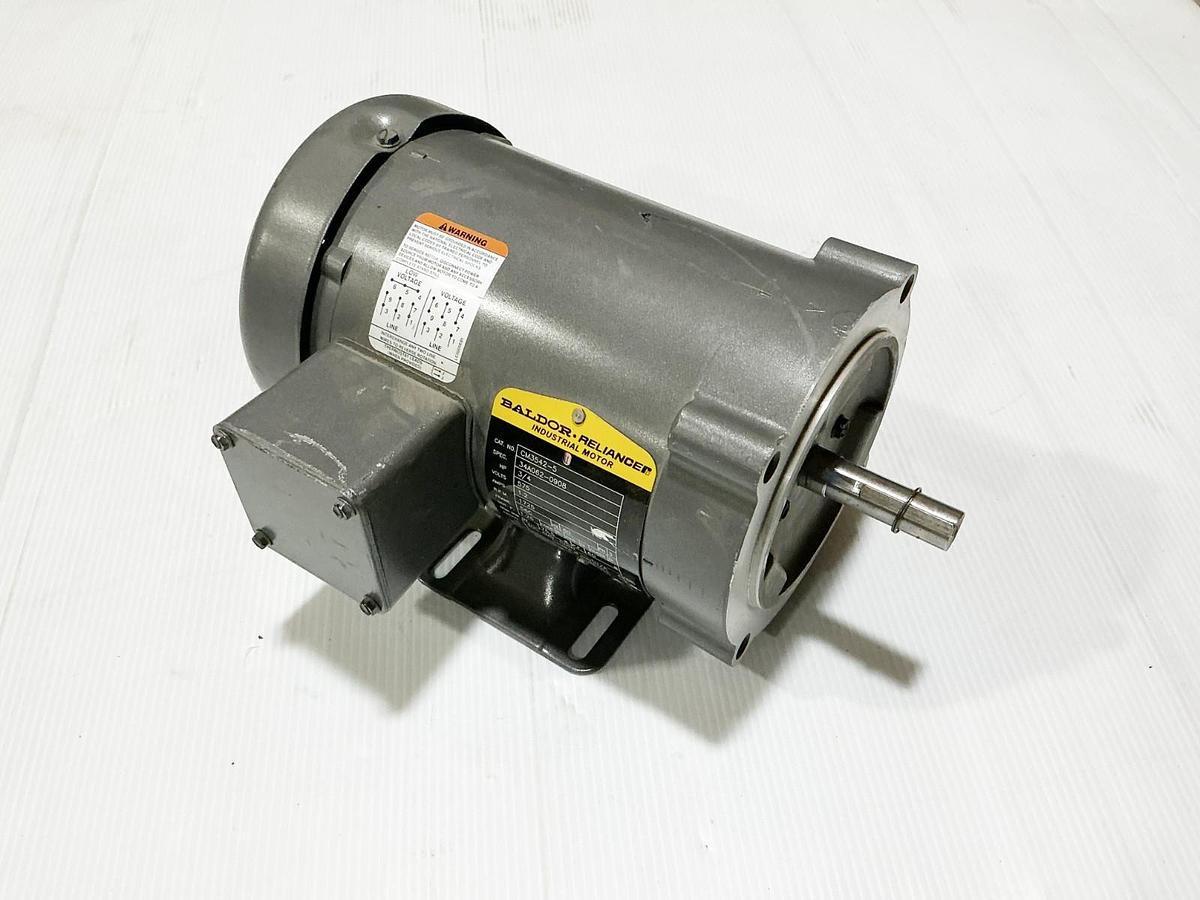 New Baldor CM3542-5 Electric Motor 3/4HP 575V 1.2A 1725RPM 34A062-0908