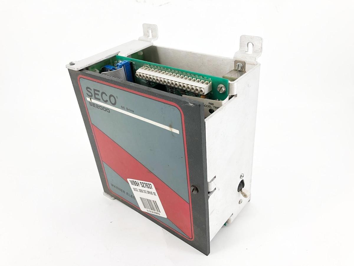 Used Warner Electric Seco SE2202 DC Drive Chassis Unit 115/230 VAC 14A SE2000