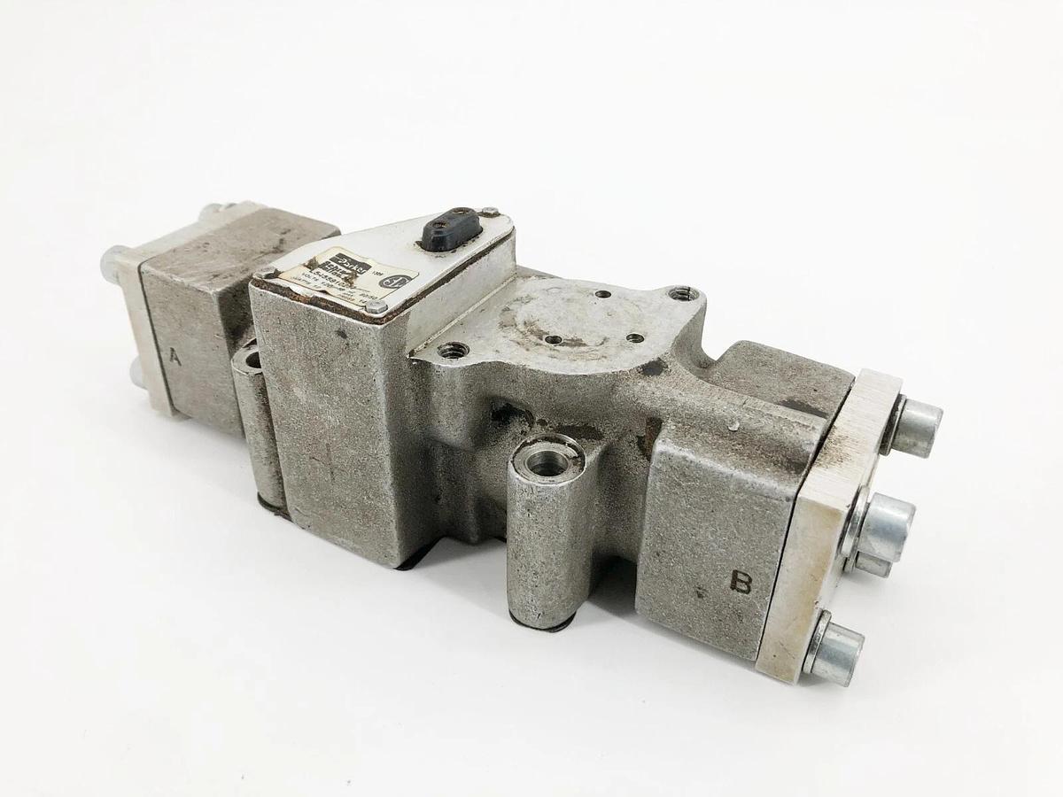 Used Parker Schrader Bellows L5455910253 Solenoid Valve 120/110V 60/50Hz 12W