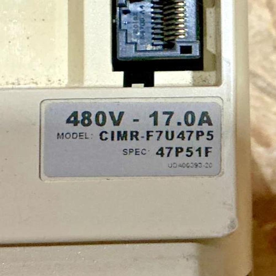 Used Yaskawa CIMR-F7U47P5 AC Inverter Drive 3PH 17A 480VAC FOR PARTS ONLY