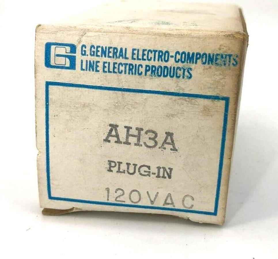 New Line Electric AH3A Relay 120VAC 10A