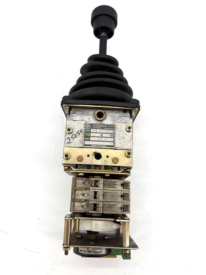 Used Gessmann V64.1 Single Axis Joystick Controller Spring Returns to Center