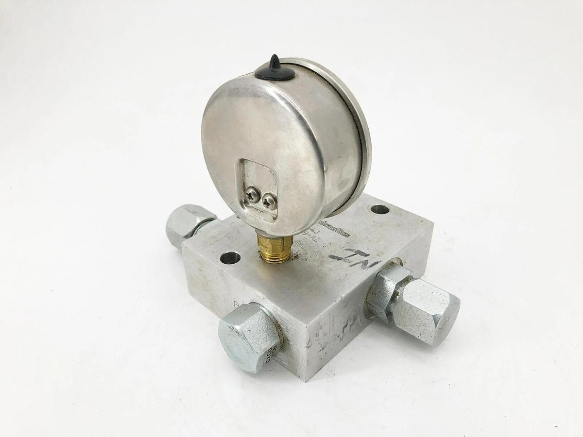 Used Sun Hydraulics E4J Hydraulic Flow Control Manifold