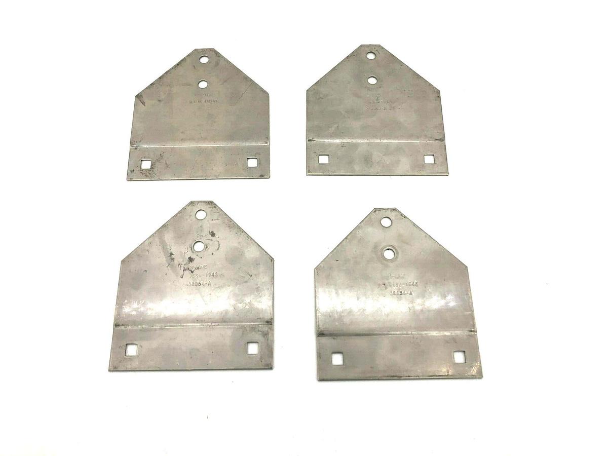 Used Lot of 4 Cooper B-Line 9SS6-1746 Horizontal Adjustable Splice Plates 6" Channel