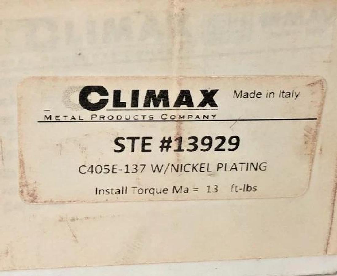 New Climax C405E-137 Keyless Locking Assembly 1-3/8" Bore